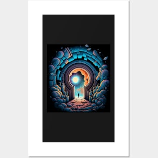 Portal to another dimension Posters and Art